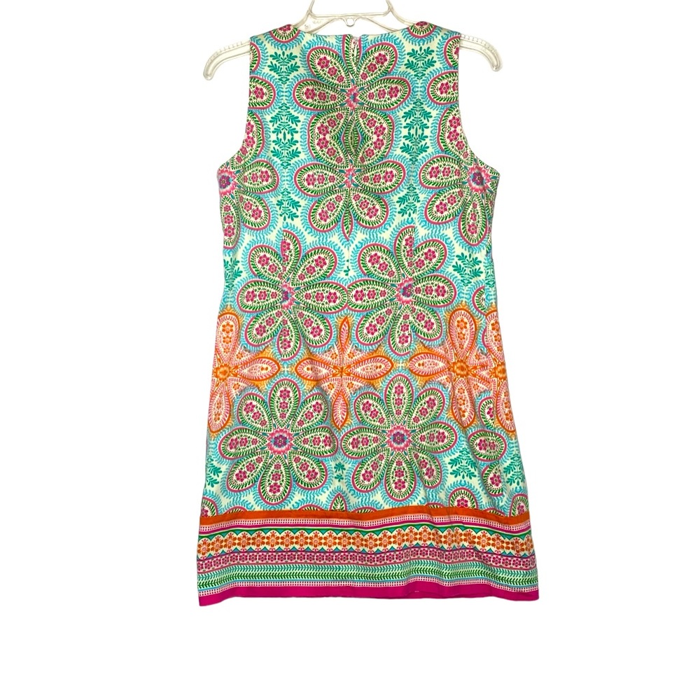 London Times Colorful‎ Floral
Sleeveless Shift Dress, Size 8 - Picture 2 of 3